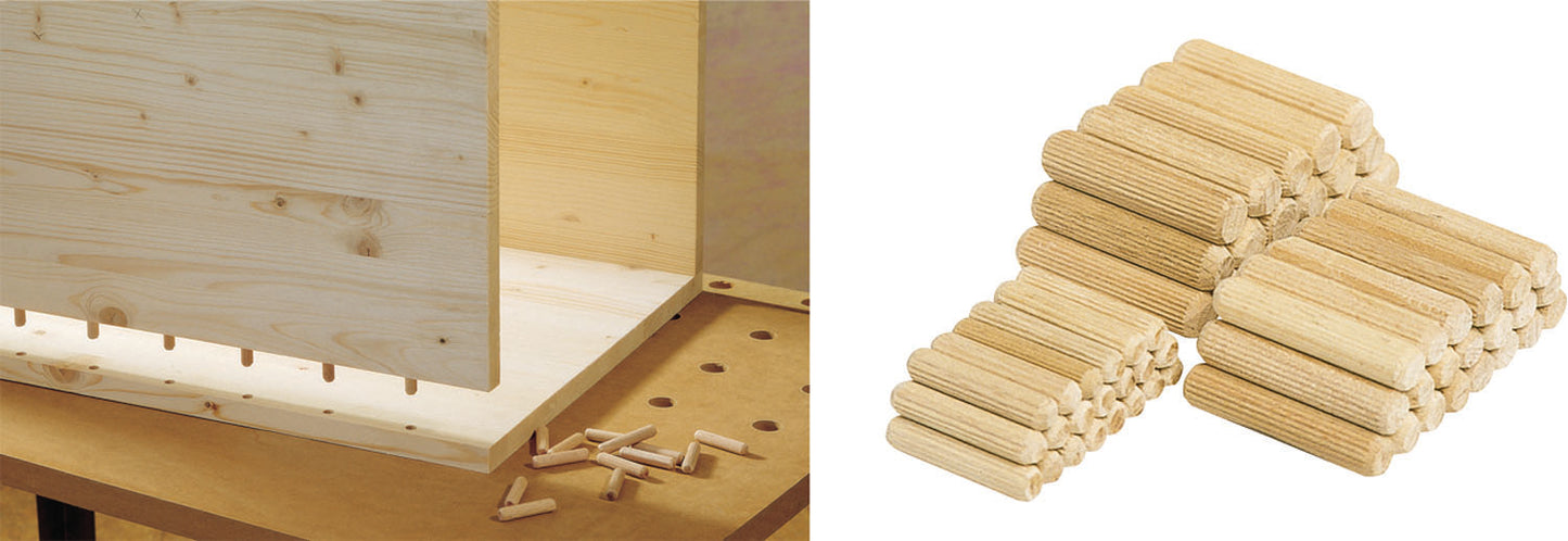 Perni Legno – 8 mm confezione da 150 pezzi. 2907000