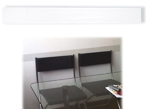 Battisedie Vetro sintetico. trasparente 80 × 12 cm – Default Title