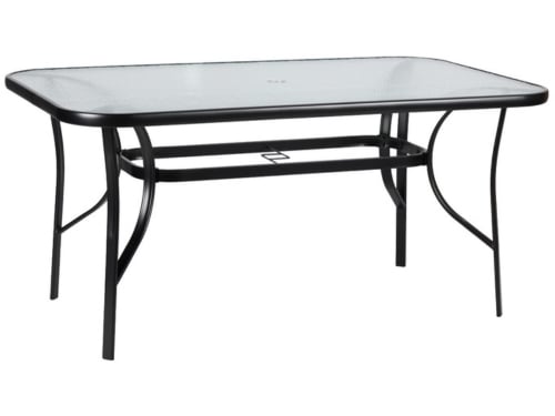 Tavoli Aura rettangolare 150X90X70H CM Nero – Default Title