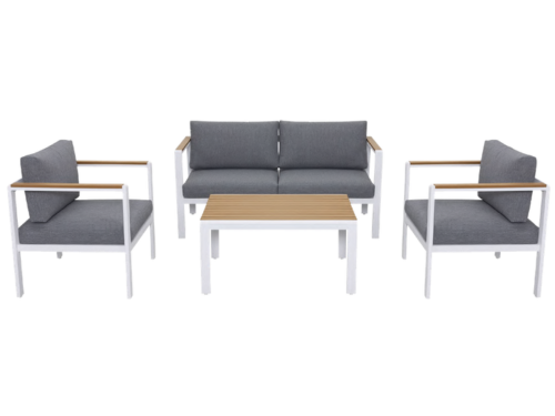Set Salotto Lounge 4 pezzi Grigio CHIARONU025011 – Default Title