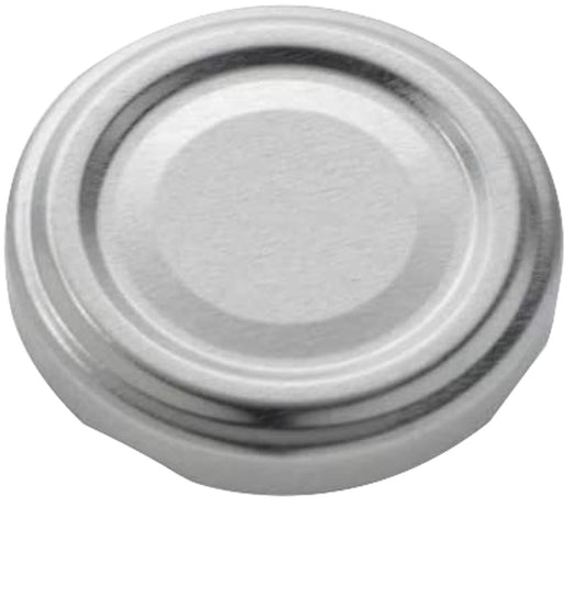 Tappi Vasi Vetro Argento – confezione da 100 pezzi 43 mm