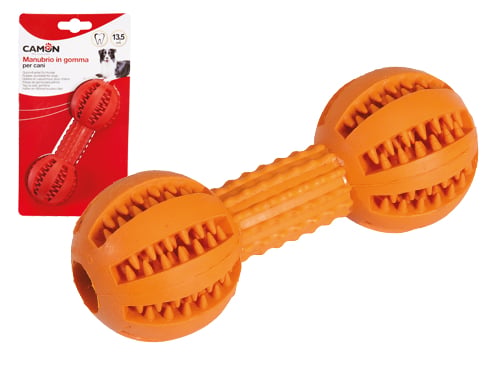 Giochi Camon Manubrio Gomma per cani 13 cm – Default Title