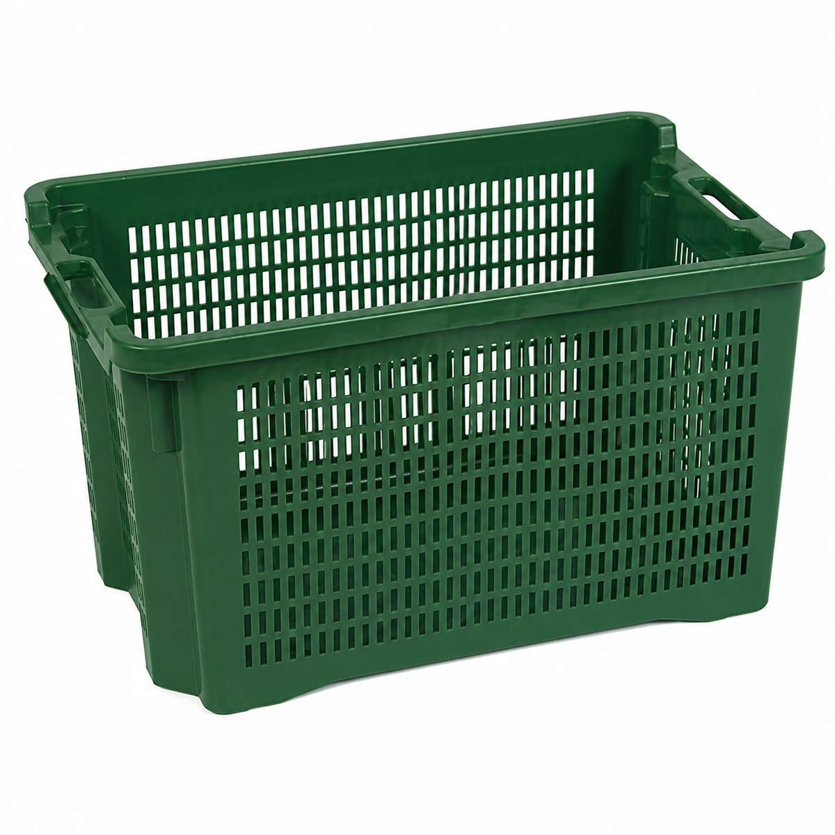 Cassette agricole impilabili semichiuse per olive, uva e pomodoro