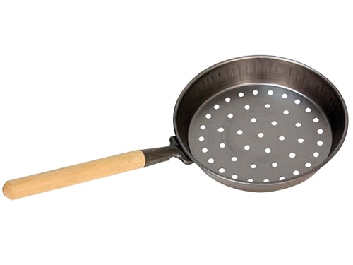 Padelle Bucate per castagne con manico in legno 30 cm – Default Title