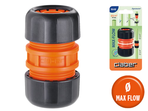 Raccordi riparatori Claber Max-Flow 9648 9649 9651