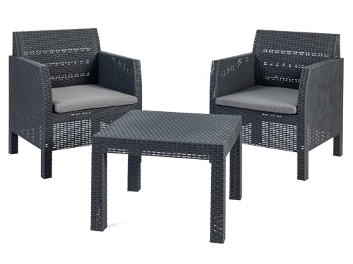 Set Rattan Matilde 2P Antracite – cod. 116 – Default Title