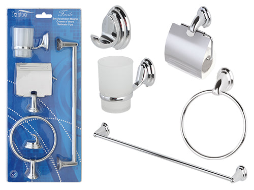 Set Accessori Bagno Facile 5 pezzi – cod. 659001 – Default Title
