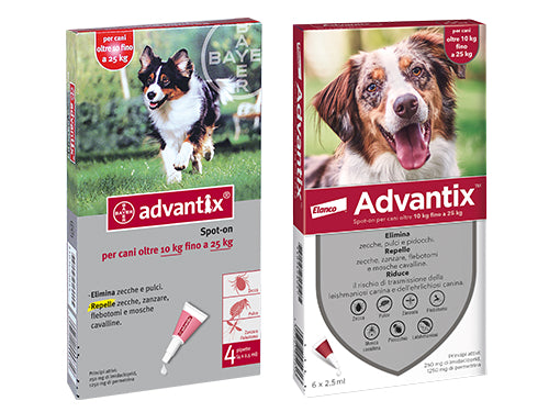 Advantix Cani 10-25 kg confezione da 4 pezzi – cod. 85889540 – Default Title