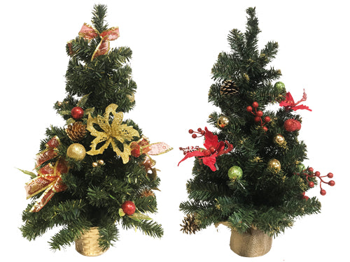Alberini Decorati ORO/ROSSO H50CM – cod. 20337 – Default Title