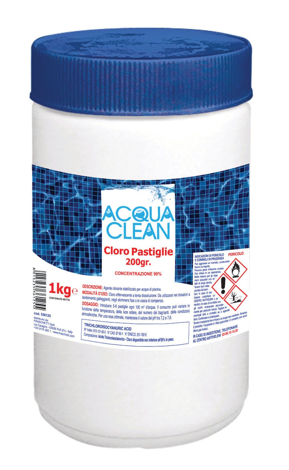 Tricloro Acqua Clean Pastiglie – 10 kg