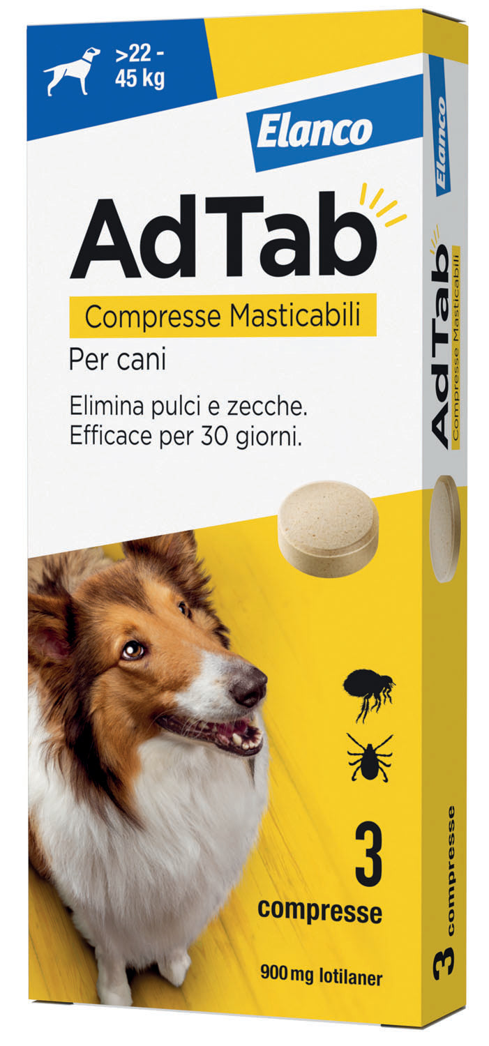 Compresse Adtab Cani confezione da 3 pezzi – 22-45 kg