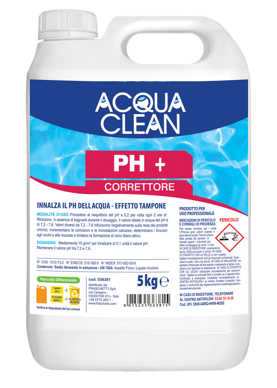 Correttori Acqua Clean Ph+ – 5 kg
