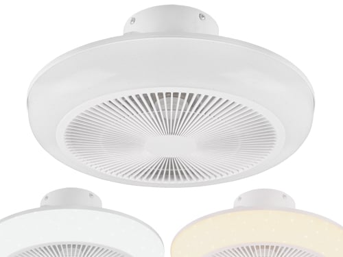 Plafoniere LED Trio con ventilatore Mjolby – Default Title