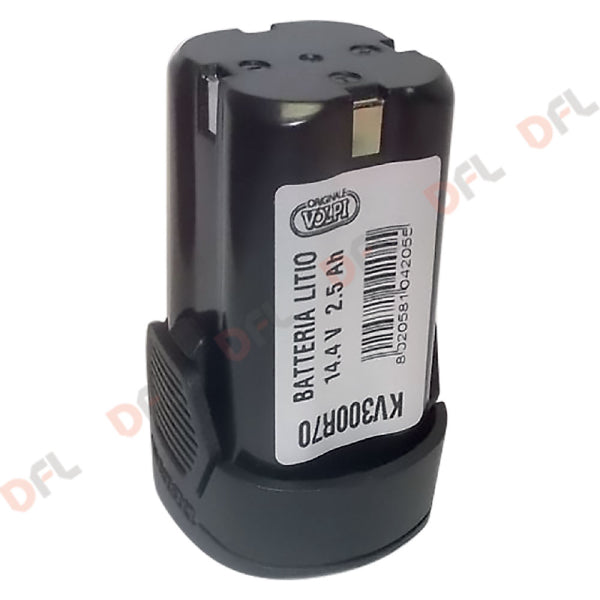 Batteria Volpi al litio 14,4 V 2,5 Ah per PV280, PV295, PV360 e PVS5100