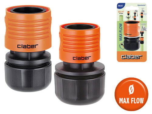Raccordi per gomma Claber Max-Flow 9647 9650