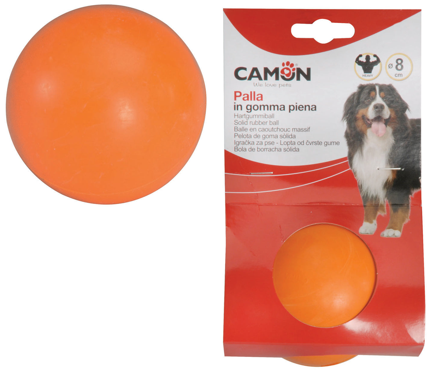 Giochi Camon Palla Gomma per cani – D8CM
