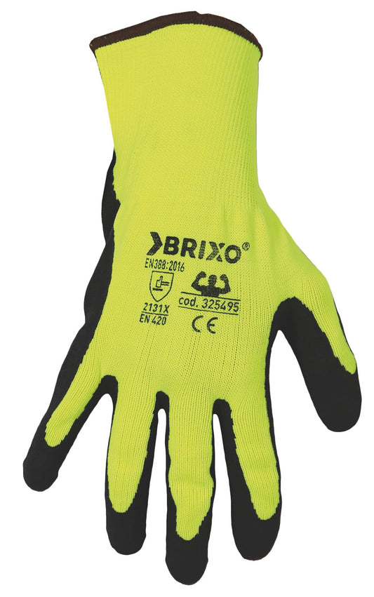 Guanti Brixo Rocky ACRIL.SPANDEX/LATT.SCHIUM. – L