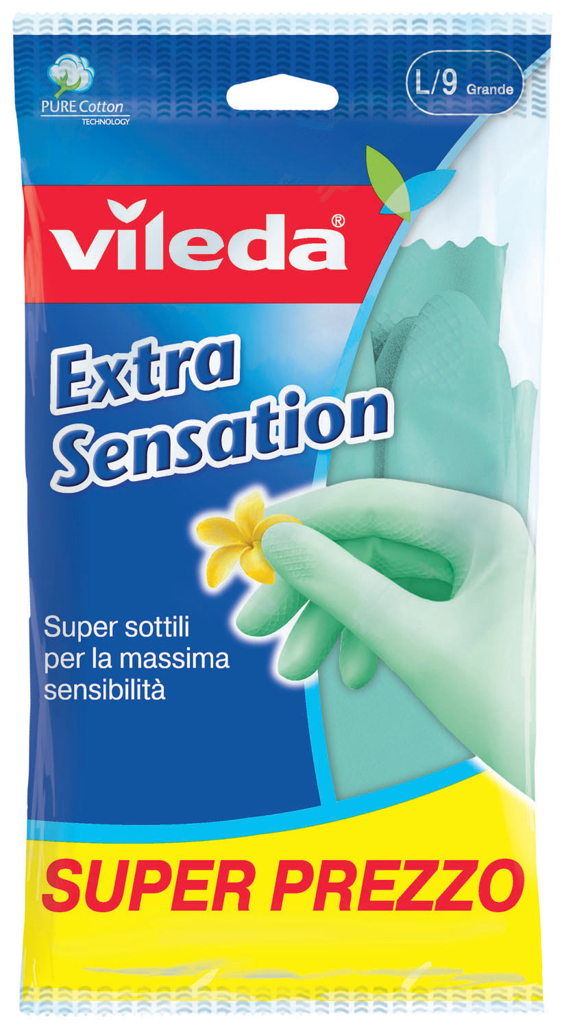 Guanti Vileda Extra Sensibile – Tg.grande -- 167395