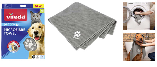 Vileda Pet Pro Asciugamani Microfibra – Xl -- 440712