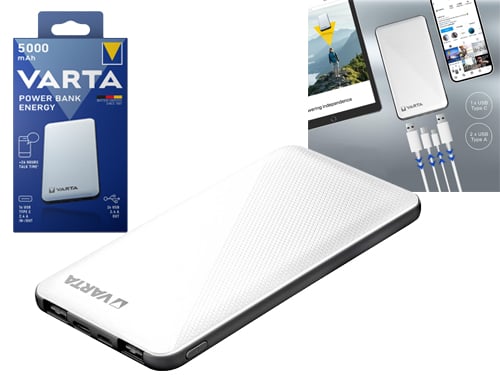 Power Bank Energy Varta 5000MAH – cod. 57975 – Default Title