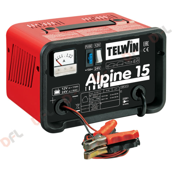 Caricabatteria 'ALPINE 15' Telwin — 6 A -12/24 V
