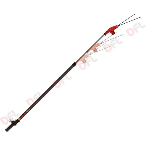 Abbacchiatore elettrico 'OLIVIERO FLEX BASIC' — asta telescopica cm. 220>340