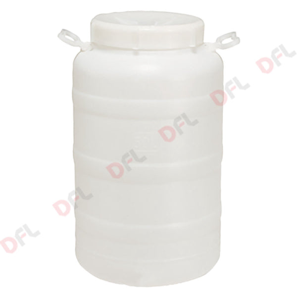 Bidone 'BOCCA LARGA' Ecoplast — Lt. 50 - rubinetto optional