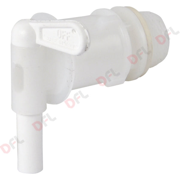 Rubinetto per taniche/bidoni Ecoplast — in plastica - att. 3/4"