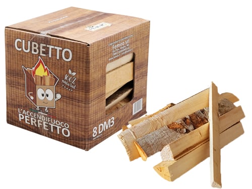 Legnetti accendifuoco Cubetto 3,5 kg Ca – Default Title