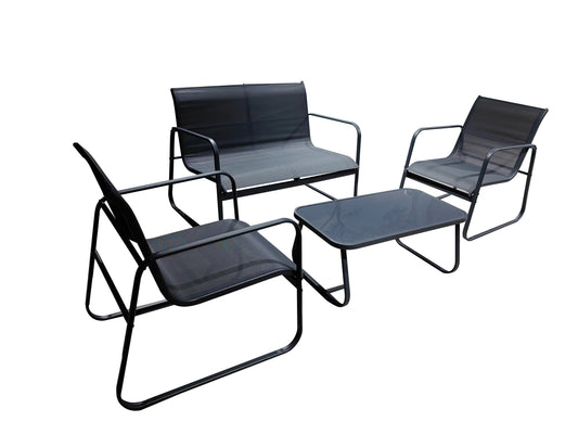 Set Salotto Rest 4 pezzi – Antracite AS005