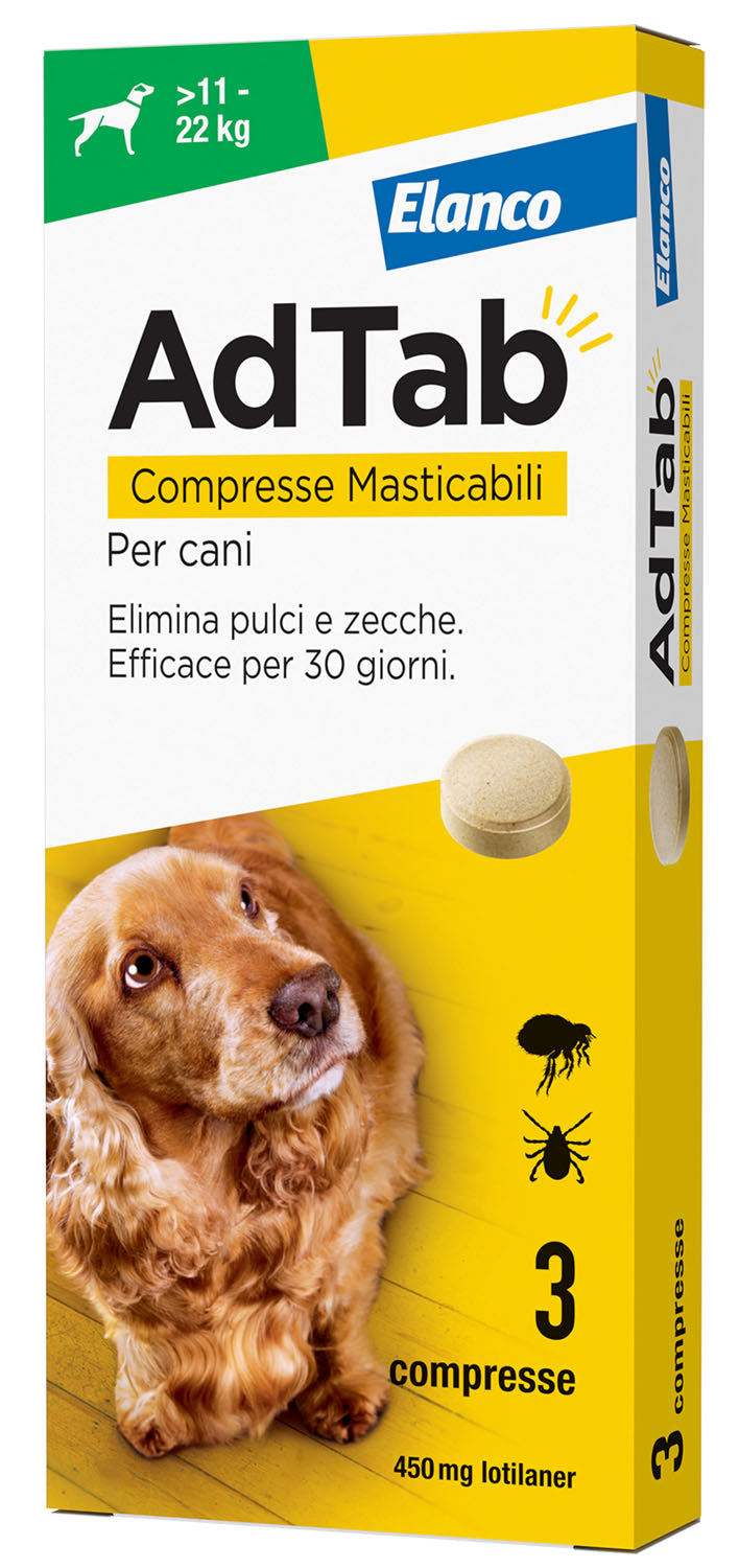 Compresse Adtab Cani confezione da 3 pezzi – 11--22 kg