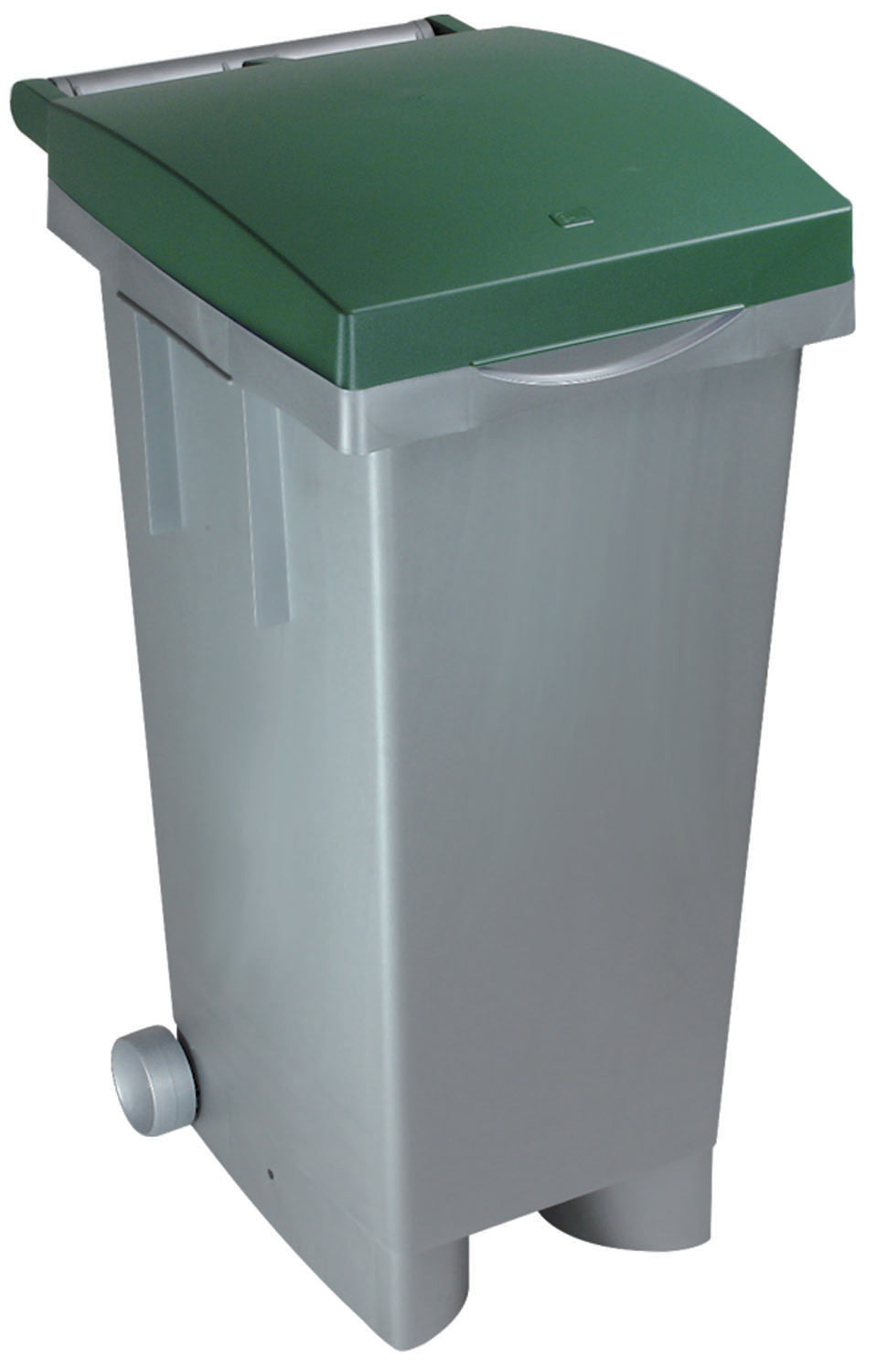 Bidoni Tata Quadri con ruote 80 L – Verdi