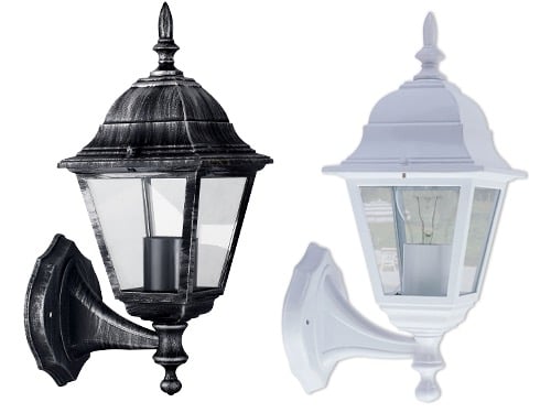Lanterne Arkadia – Nero 4 Facce C/BRACCIO