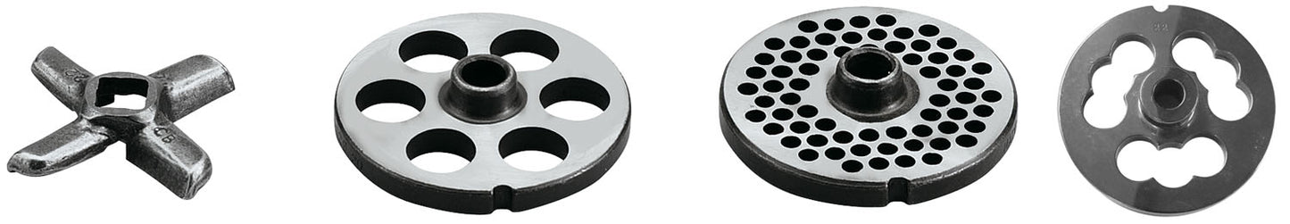 Piastre per tritacarne – N. 5 Fori 6 mm