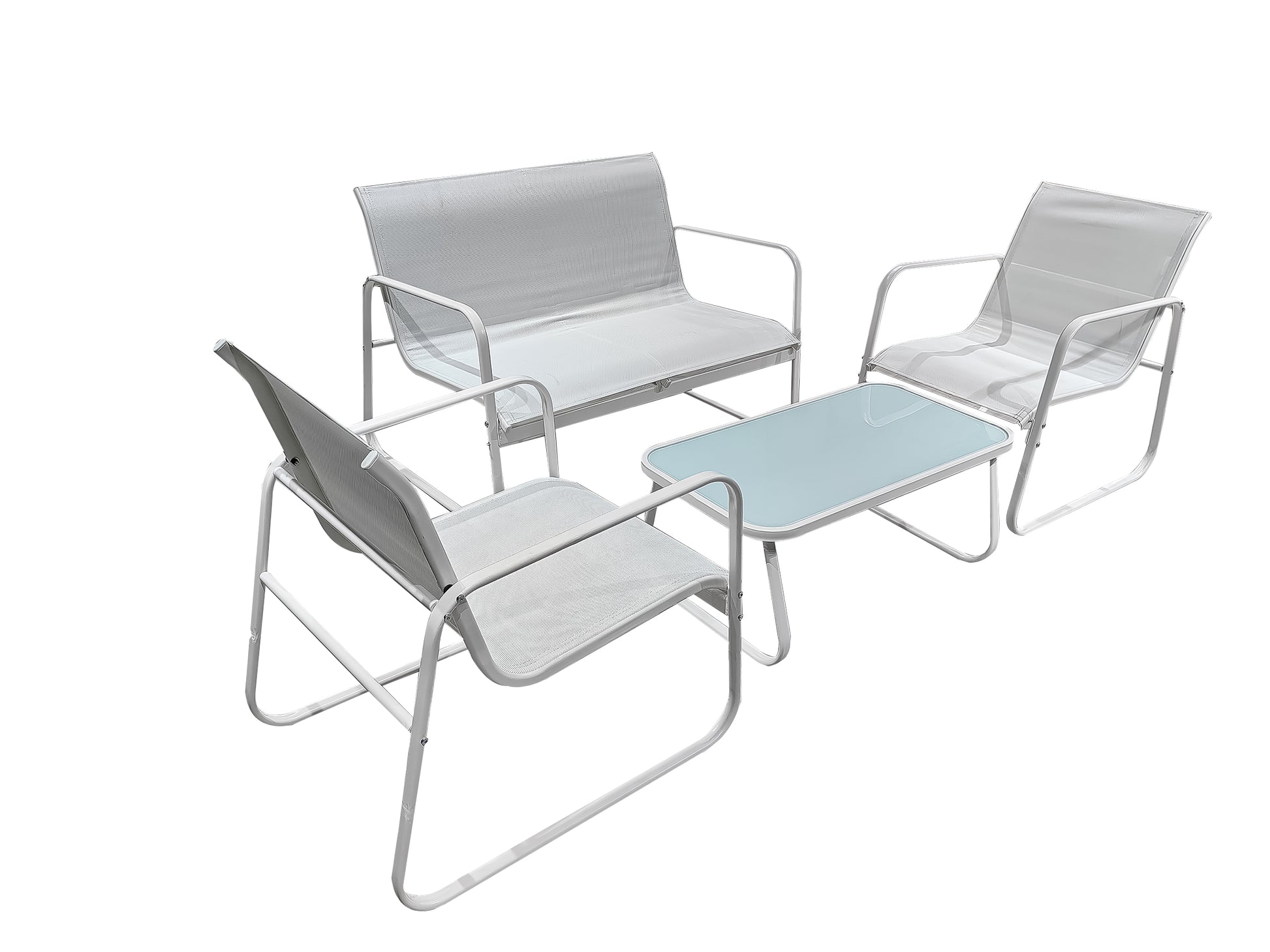 Set Salotto Rest 4 pezzi – Bianco AS004