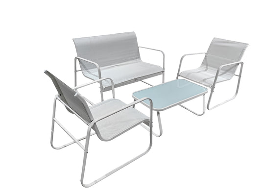 Set Salotto Rest 4 pezzi – Bianco AS004