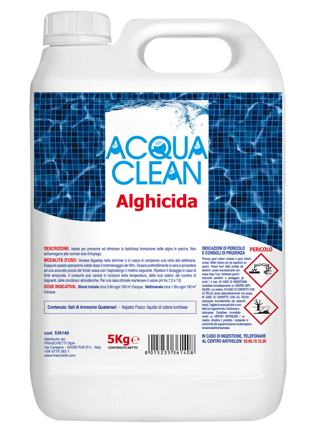 Alghicida Acqua Clean – 5 kg