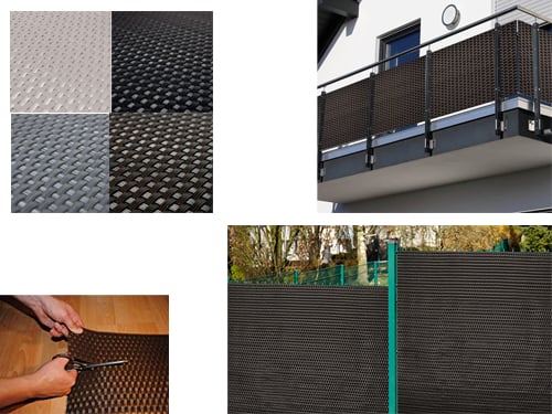 Fasce oscuranti Stuoia Rattanscreen Brixo H 90 cm.