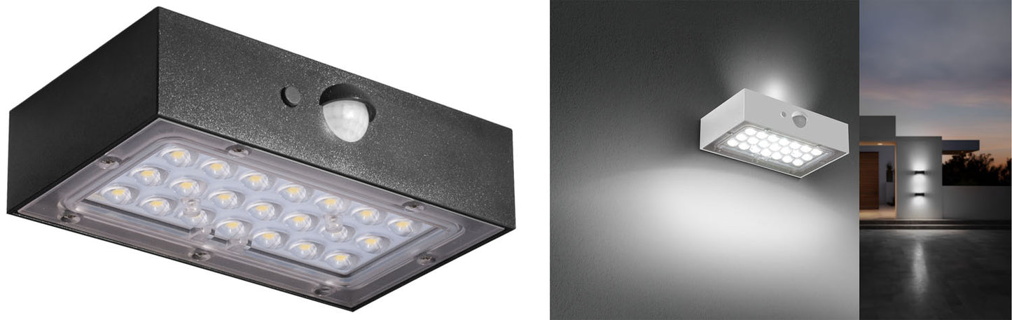 Plafoniere LED Solari Domino – 3W Nero