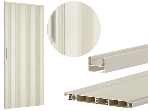 Porte a Soffietto PVC H210 Avorio – Default Title