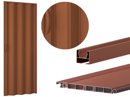 Porte a Soffietto PVC H210 Noce – Default Title