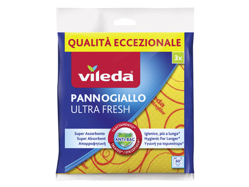Vileda Panni Gialli Ultra Fresh 3 pezzi. -- 167902 – Default Title