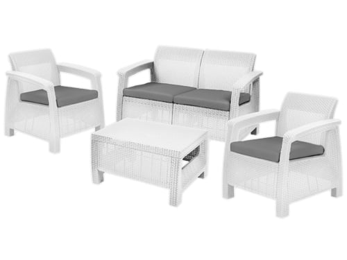 Set Rattan Keter Corfu Bianco – Default Title