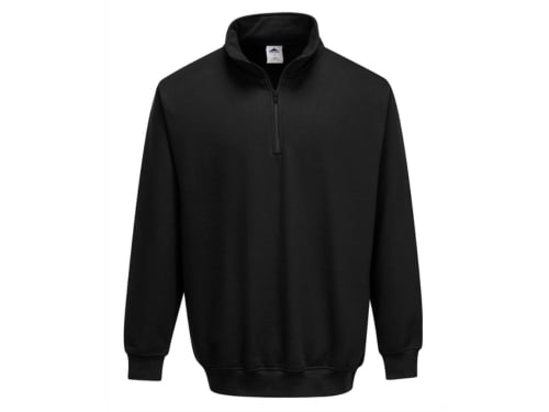 Felpe Portwest Sorrento Collo Zip Nero – Tg.s