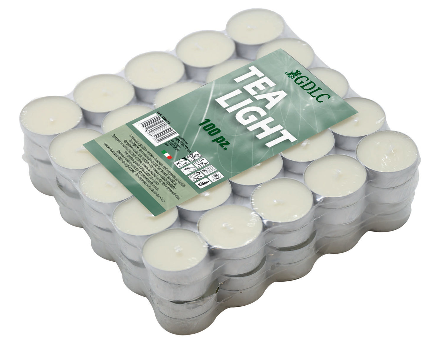 Candele Tealight – confezione da 100 pezzi.