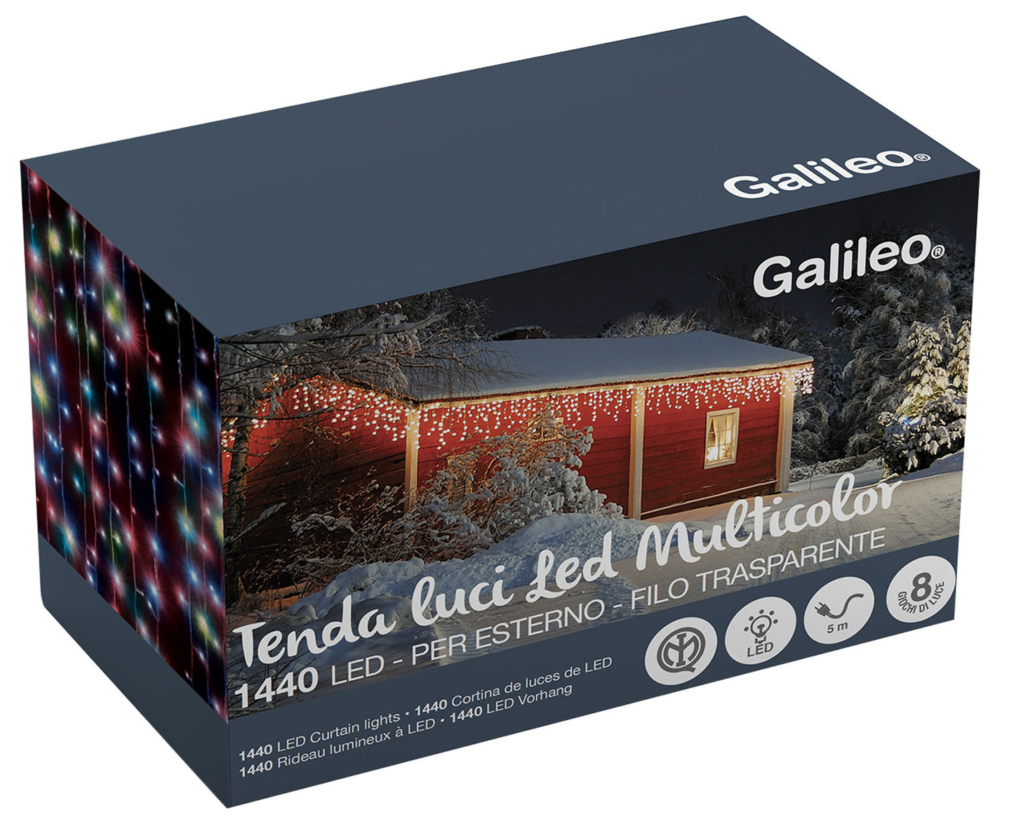 Tende per Esterno – 120 LED Multicolor