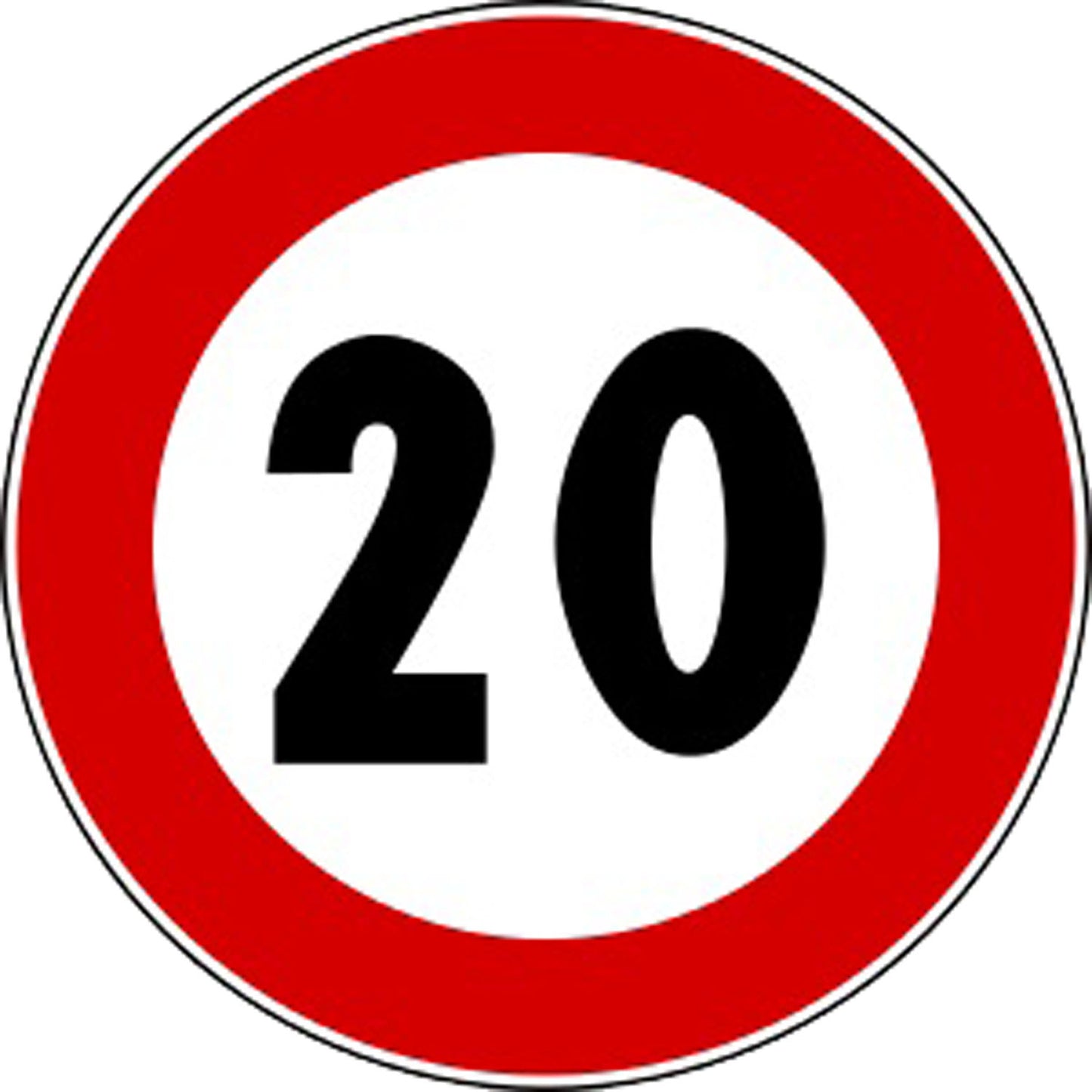Segnali Limite di Velocita' – 20 KM/H