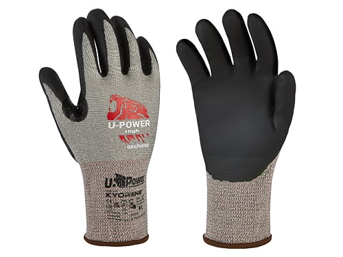 Guanti U-power High GRIGIO/NERO – S