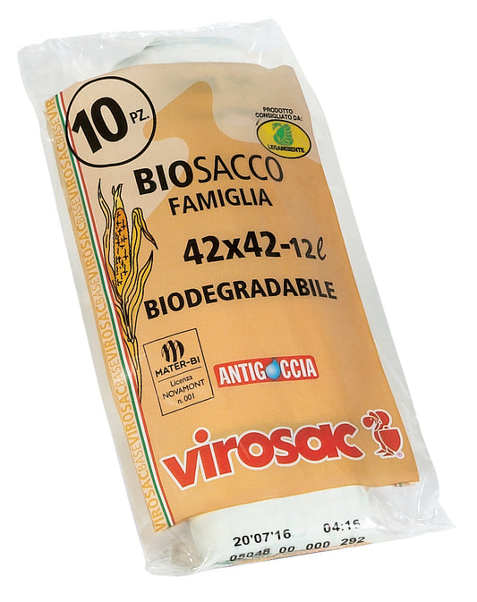Buste Biosacco 10 pezzi 42 × 42 cm – cod. 132962 – Default Title