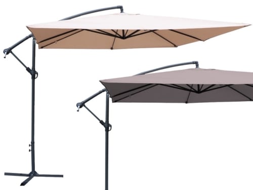 Ombrelloni Lampara 3 × 3 m – Ecru